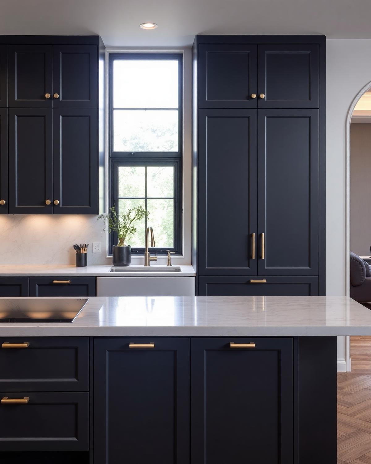 Monochrome Modular Kitchen — Kitchen interior project in Rukminigaon, Guwahati