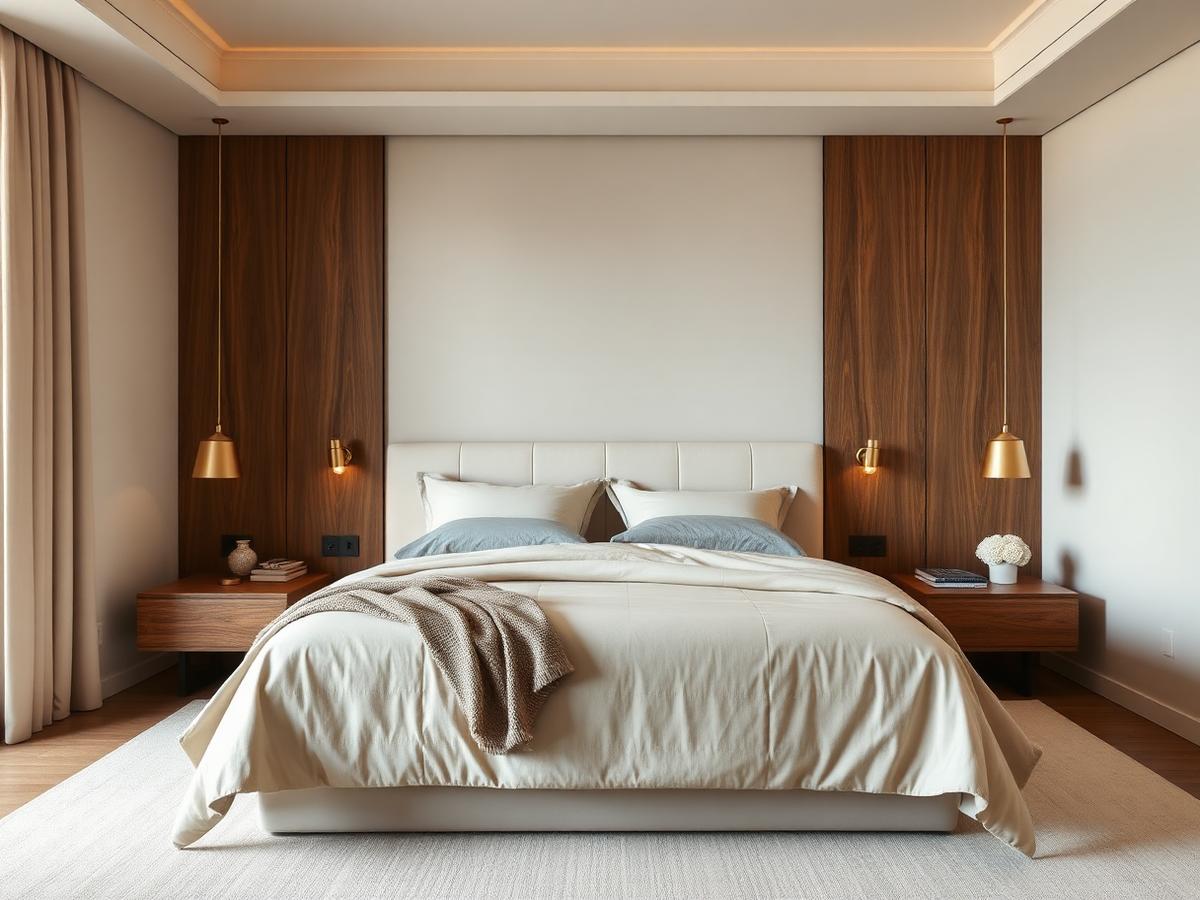 Walnut Suite Bedroom — Residential interior project in Zoo Road, Guwahati